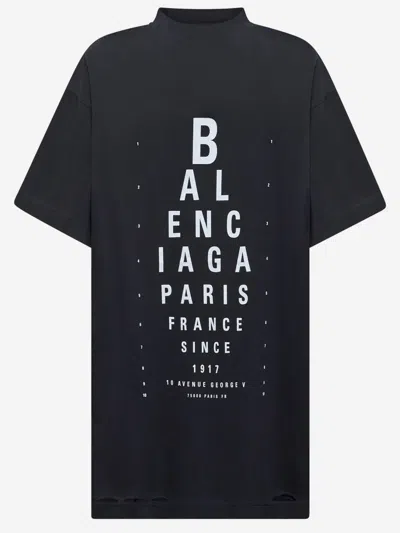 Balenciaga Extra Large Short-sleeved T-shirt In Black