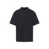 Balenciaga Logo Lettering Crewneck T-shirt In Black