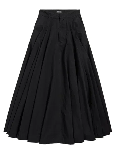 Balenciaga Black Long Skirt