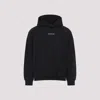 Balenciaga Relaxed-fit Cotton Hooded Sweatshirt With Design In Black