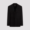 Balenciaga Tailored Jacket Buttoned Cuffs In Black