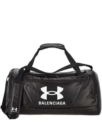 Balenciaga Black Man Bag In White/black