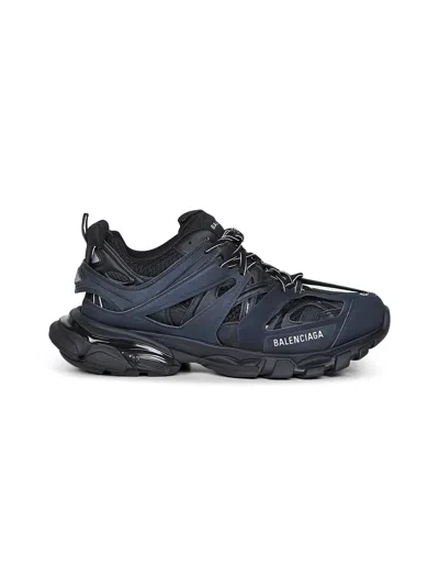 BALENCIAGA BLACK MESH AND NYLON TRACK SNEAKERS