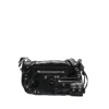 Balenciaga Le Cagole Shoulder Bag With Iconic Studs In Black