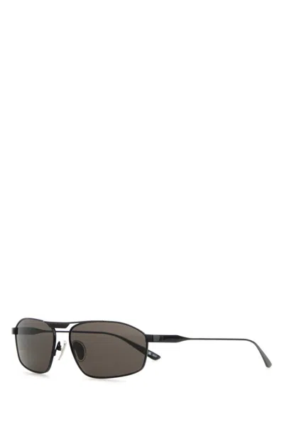 BALENCIAGA BLACK METAL SUNGLASSES