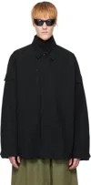 Balenciaga Black Military Shirt In 1140