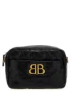 Balenciaga Black Monaco Camera Bag Xs Crossbody Bag In Black