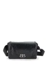 Balenciaga Black Monaco Crossbody Bag In Black