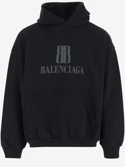 BALENCIAGA BLACK NANO BB HOODIE