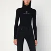 Balenciaga Black Viscose Knitwear In Black