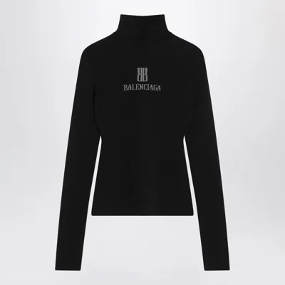 BALENCIAGA BALENCIAGA BLACK NANO BB TURTLENECK WOMEN
