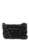 Balenciaga Textured Leather Shoulder Bag With Edgy Designpouch