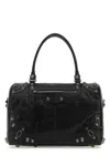 Balenciaga Black Nappa Leather Le Cagole Shopping Bag In Black