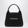 Balenciaga Women's Fabric Navy Cabas Xs Handbag