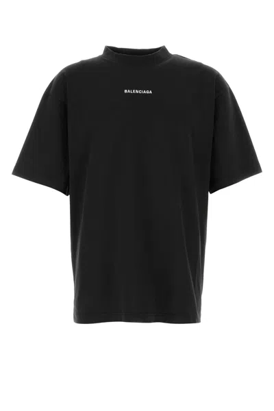 Balenciaga Black New  Back Medium Fit T-shirt