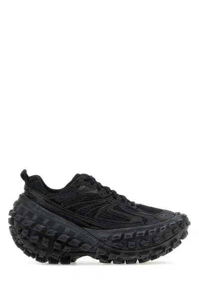 Balenciaga Black Nylon And Mesh Bouncer Sneakers