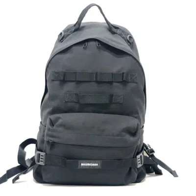 Pre-owned Balenciaga Black Nylon Backpack ()