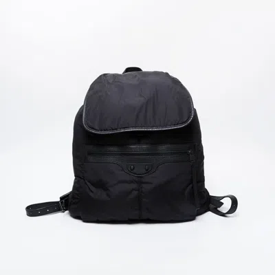 Pre-owned Balenciaga Black Nylon Backpack ()