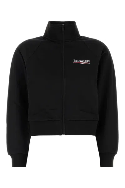 BALENCIAGA BALENCIAGA BLACK NYLON BEN SWEATSHIRT