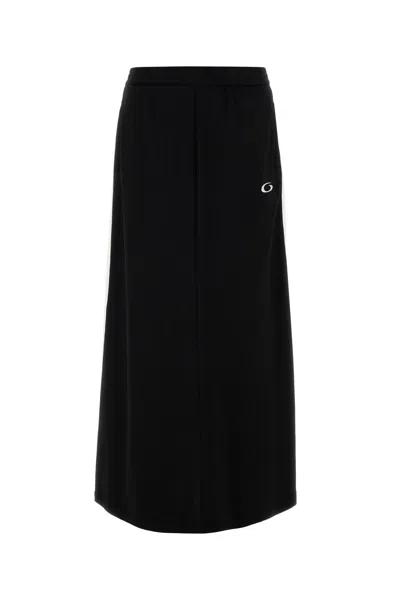 Balenciaga Black Nylon Blend Skirt