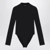 Balenciaga Crew-neck Bodysuit In Black