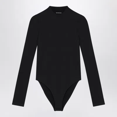 BALENCIAGA BALENCIAGA BLACK NYLON BODYSUIT
