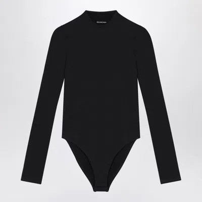 BALENCIAGA BALENCIAGA  BLACK NYLON BODYSUIT