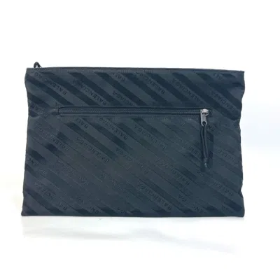 Pre-owned Balenciaga Black Nylon Clutch Bag Pouch ()