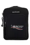 Balenciaga Explorer Crossbody Bag In Black