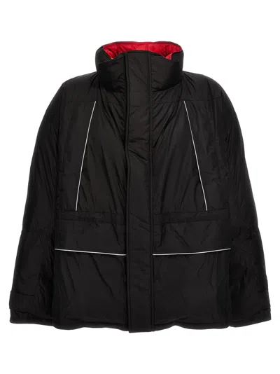 BALENCIAGA BLACK NYLON PARKA JACKET