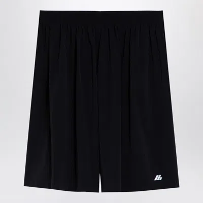 Balenciaga Black Nylon Short Activewear Stretch Men
