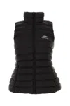 Balenciaga Sleeveless Quilted High Neck Jacket