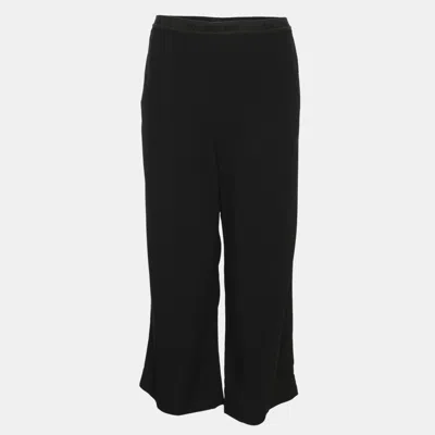 Pre-owned Balenciaga Black Nylon Track Pant S