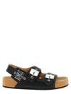 Balenciaga X Scholl Sandals In Black