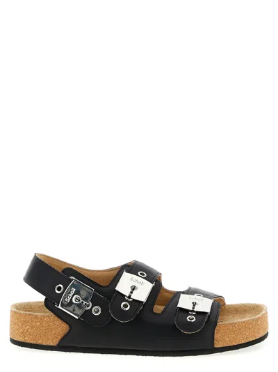 Balenciaga Black Open Toe Sandals