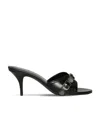 Balenciaga Black Open-toed Heels Sandals