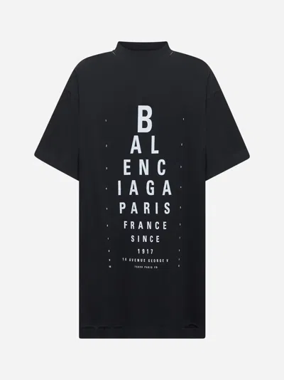 Balenciaga Extra Large Short-sleeved T-shirt In Black