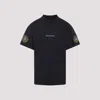 Balenciaga T-shirt Oversize In Cotone Ardesia  Uomo In Black