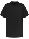 Balenciaga Black Cotton Oversized T-shirt In Black