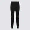 Balenciaga Black Skinny Trousers In Black/reflective