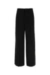 Balenciaga Black Pants With Belt Loops In Wool Blend Man In Black