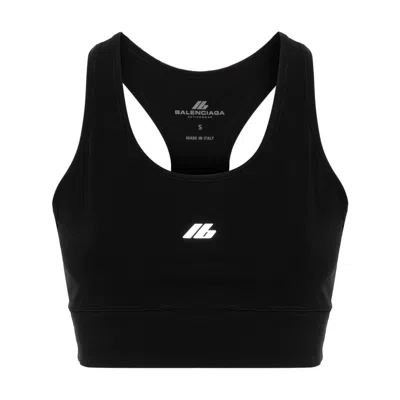 BALENCIAGA BALENCIAGA BLACK PERFORMANCE TOPS - COMPRESSION TOPS WOMEN