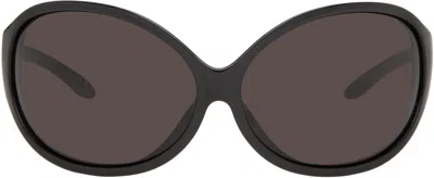 Balenciaga Black Phantom Round Sunglasses
