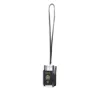 Balenciaga Mini Leather Mobile Phone Holder With Removable Shoulder Strap In Black