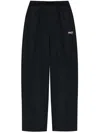 Balenciaga Political Campaign Logo Track Pants In Black
