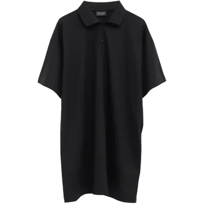 Balenciaga Black Polo Shirts Men