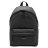Balenciaga Explorer Canvas Backpack In Black
