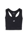Balenciaga Sporty Reflective Logo Top Tops Black In Black