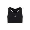 Balenciaga Sporty Reflective Logo Top Tops Black In Black
