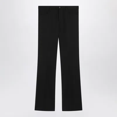 BALENCIAGA BALENCIAGA BLACK REGULAR FIT TAILORED TROUSERS